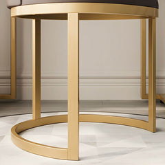 Stylish vanity stool with storage