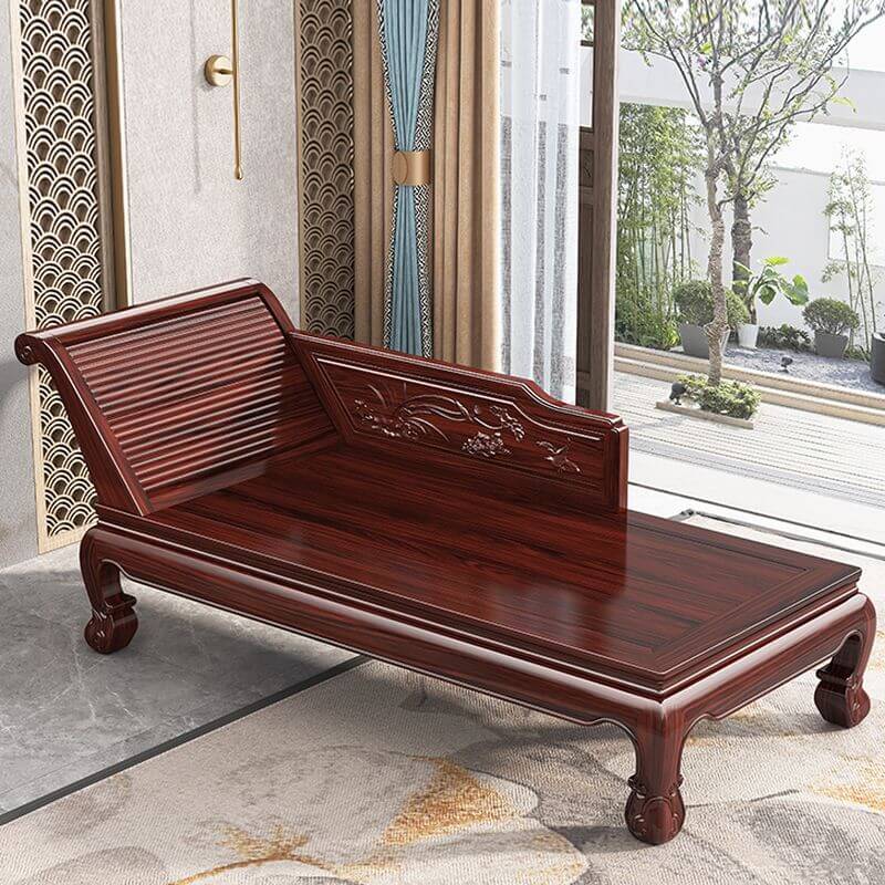 エルゴノミックコットンブレンドの左アームコーナーチェアラウンジチェア（ベッドルーム用、スタンドアローン設置可能） サブ画像