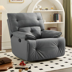 Brown ergonomic recliner in a stylish living room