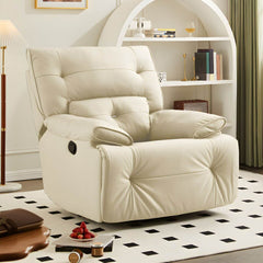 Recliner with lumbar support and ergonomic design