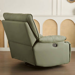 Recliner with lumbar support and ergonomic design