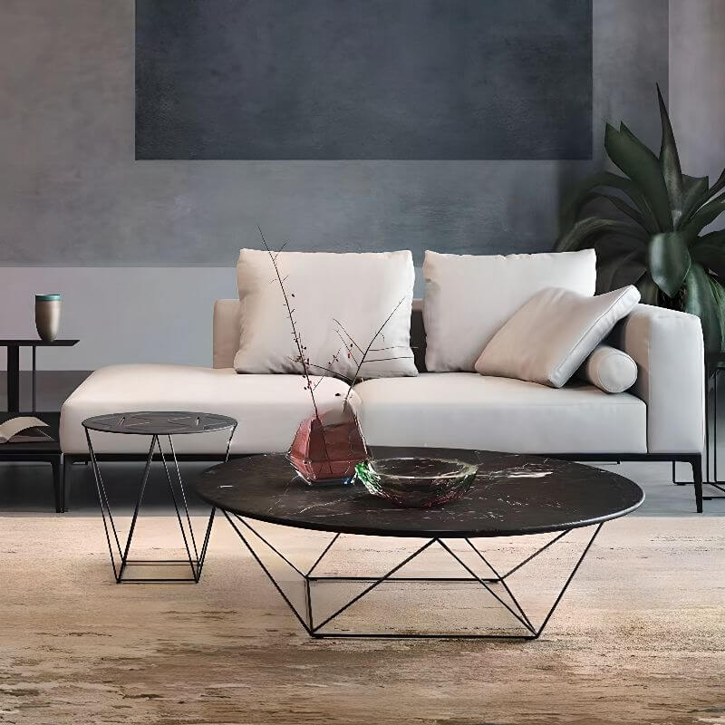 Ergonomic Genuine Leather Chaise Lounge Accent Chair in white メイン画像