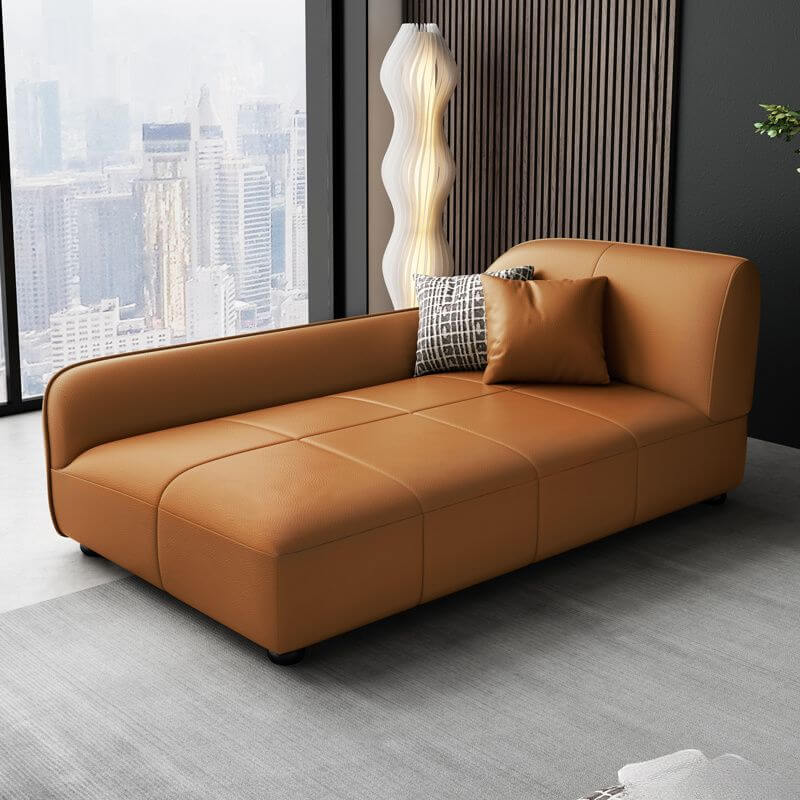 Stylish chaise lounge with historical wood frame Main image