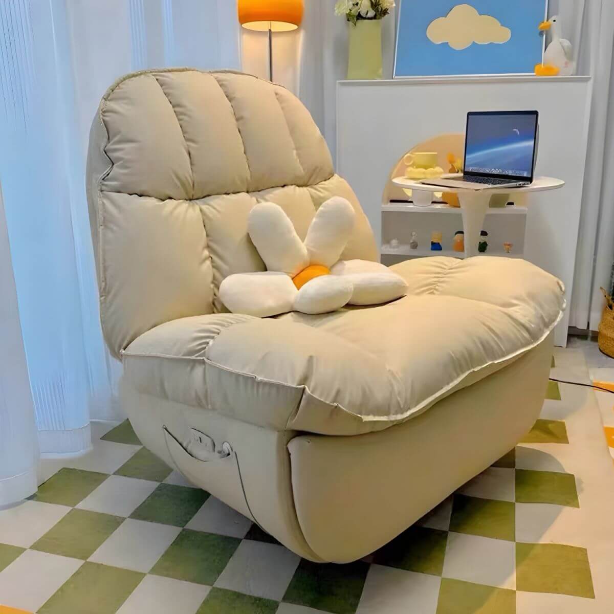 Ergonomischer Power-Sessel mit Kunstlederbezug und Lendenwirbelstütze - Standardgröße Zweitbild