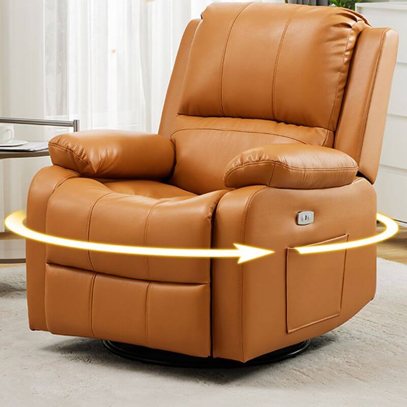 Ergonomic recliner in modern design with USB port