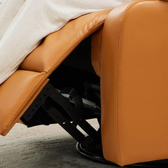 Small size ergonomic recliner for compact spaces