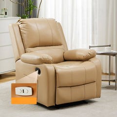 Ergonomic recliner in modern design with USB port