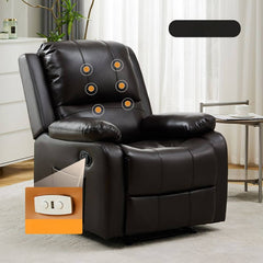 Ergonomic recliner in modern design with USB port