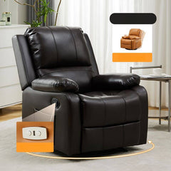 Durable metal frame ergonomic recliner