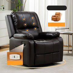 Small size ergonomic recliner for compact spaces