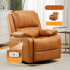 Elegant ergonomic recliner with built-in charger
