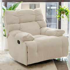 Orange ergonomic recliner with lock adjustment