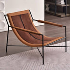 Metal legs of the ergonomic accent chair