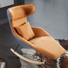 Ergonomic rocking chair in modern living room