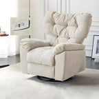 Modern Suede Recliner in Trendy Colors