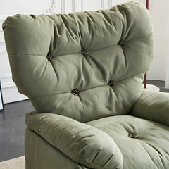 Stylish Ergonomic Recliner with Soft Cotton Fill