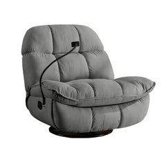 Ergonomic Swivel Rocker Recliner in beige