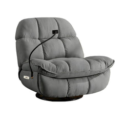 Black Ergonomic Recliner with locking back recline