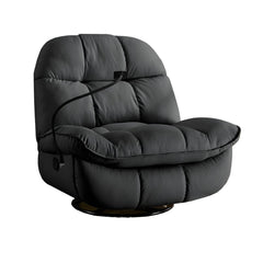 Black Ergonomic Recliner with locking back recline