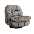 Green Swivel Rocker Recliner in a modern living room