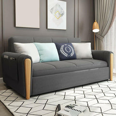 Transformable sofa bed for guest accommodations