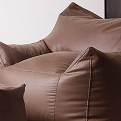 bean bag chair with solid color upholstery