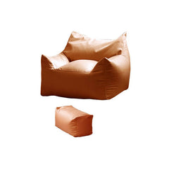 brown bean bag chair for indoor use