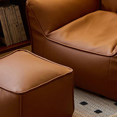 Water resistant faux leather lounge