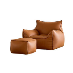 Water resistant faux leather lounge