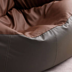 Stylish grey bean bag chair for any decor