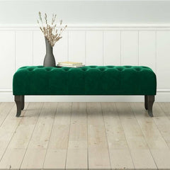 Sofa with flannel rectangle ottoman