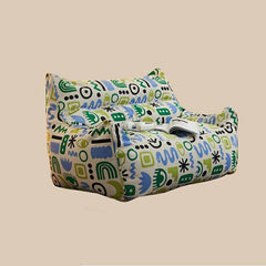 Abstract patterned bean bag chair