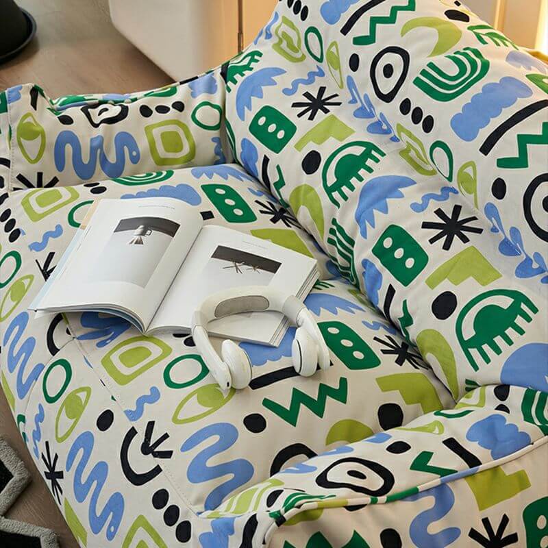 Eco-friendly bean bag chair for teens