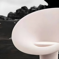 Fixed flower shape chair for relaxation