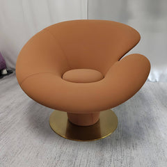 Elegant suede Papasan Chair