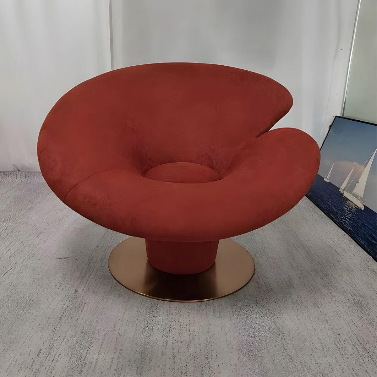 Stylish flower shape chair