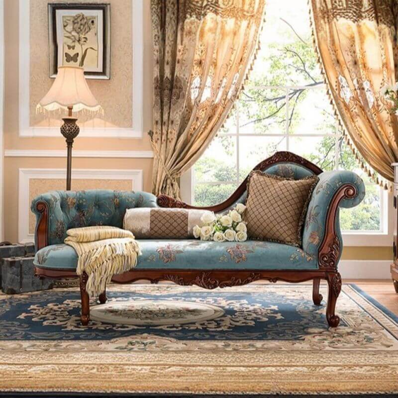 Echtes Leder Chaiselongue-Bank mit linksseitigem/rechtsseitigem Arm Zweitbild