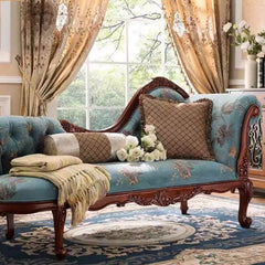 Floral Pattern Chaise Lounge