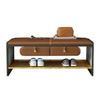 Stylish living room featuring Glam Ottoman