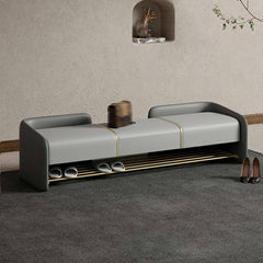 Glam Ottoman featuring sponge seat fill