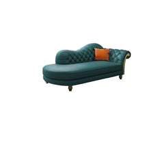 Comfort-focused design of leather chaise lounge