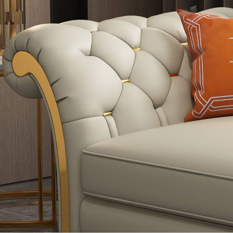 Glamorous lounge chair highlighting solid color