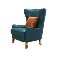 Elegant armchair with nailhead trim