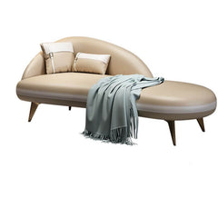 Chaise Lounge with Plush Pillows