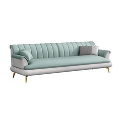 Glamorous sofa with decorative pillows