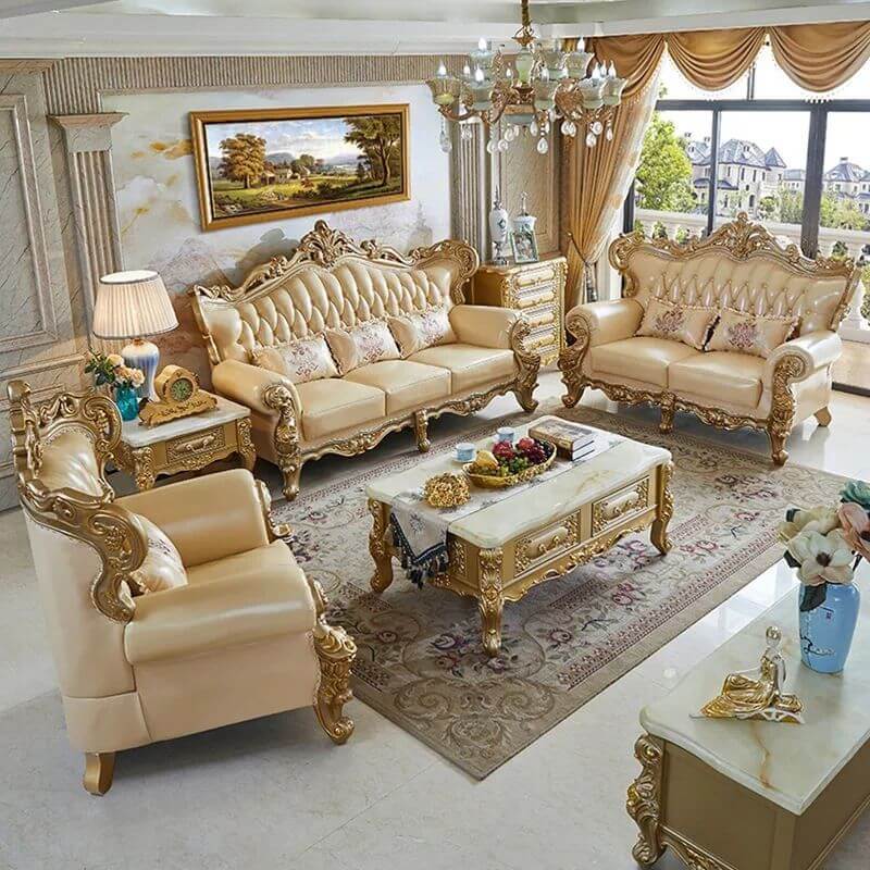 glamorous standard single sofa cream with arm Main image