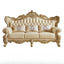 nailhead design on cream sofa
