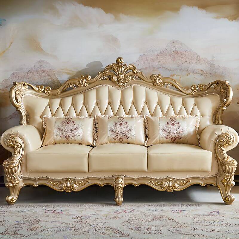 arm of glamorous single sofa with nailhead Imagen principal del producto