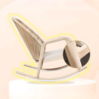 Stylish Scandinavian Rocking Chair in Grey