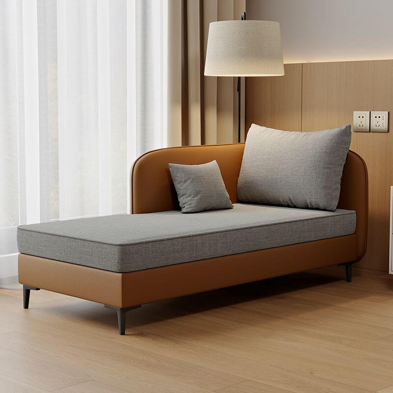 Stylish chaise lounge chair with foam seat filling Main image